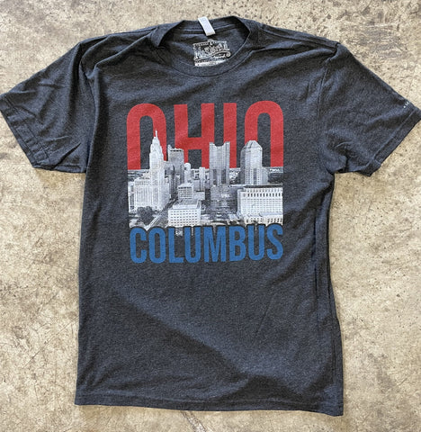Columbus Downtown Black T-Shirt