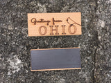 Ohio Theme Wood Laser Cut Magnet - Many Styles - Celebrate Local, Shop The Best of Ohio