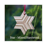 Star Shaped Wood Ornaments - Celebrate Local, Shop The Best of Ohio