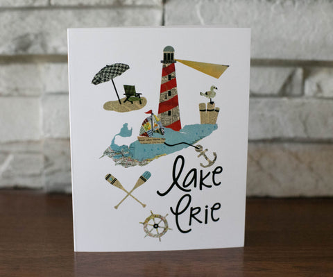 Lake Erie Lighthouse Vintage Notecard Set - Celebrate Local, Shop The Best of Ohio