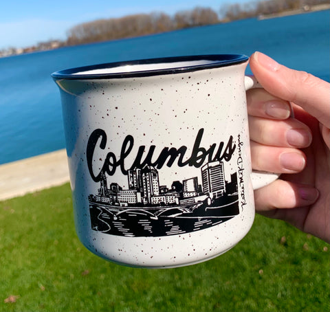 City Skyline Ceramic Campfire Mug