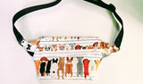 Fanny Pack Cross Body Bag Pet Patterns