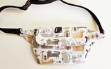 Fanny Pack Cross Body Bag Pet Patterns