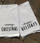 Holiday Themed Tea Towel