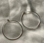 Silver or Gold Hoop Earrings