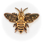 3D Multilayer Wooden Honey Bee Magnet