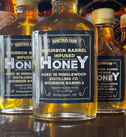 Barrel Aged Infused Ohio Honey 10 oz.