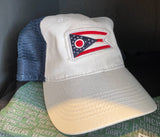 Ohio Flag Hat - Blue
