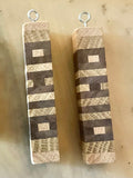 Ohio Wood Inlay Key Chain
