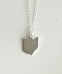 Silver Ohio Necklace - Blank