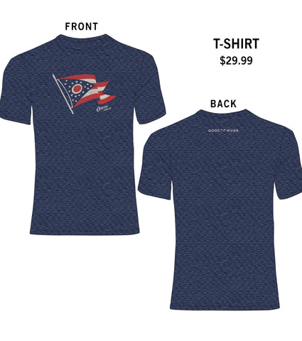 Ohio Flag Crew T-shirt