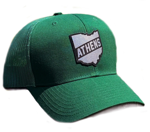 Athens Green Structured Trucker Hat
