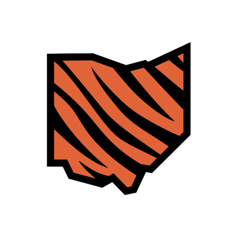 Cincy Stripes Bengals Sticker