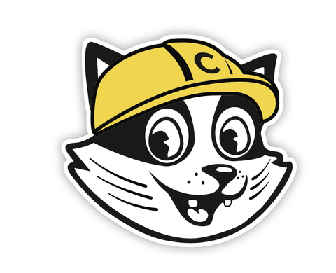 Columbus Soccer Cat Sticker