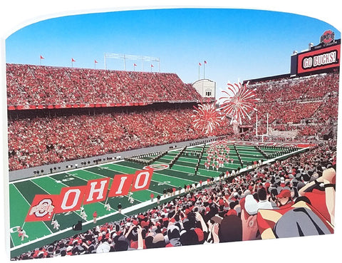 OSU Game Day at The Shoe Wood Shelf Sitter - Celebrate Local, Shop The Best of Ohio