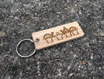 O-H-I-O People Wood Key Chain - Celebrate Local, Shop The Best of Ohio