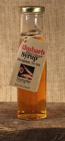 Rhubarb Wild Ginger Syrup - Celebrate Local, Shop The Best of Ohio