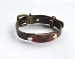 Leather Bracelet with Inspiration Tag - Celebrate Local, Shop The Best of Ohio