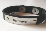 Leather Bracelet with Inspiration Tag - Celebrate Local, Shop The Best of Ohio