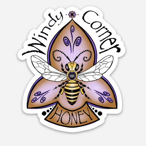 Windy Corner Apiaries Logo Sticker