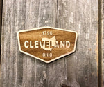 Cleveland - Wood Magnet