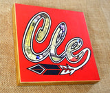Cleveland Indians Wood Print 8x8 - Celebrate Local, Shop The Best of Ohio