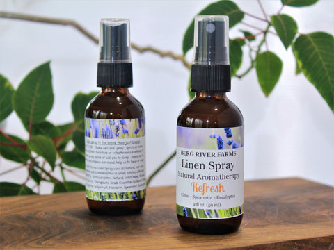 REFRESH Linen Spray Natural Citrus Peppermint et al