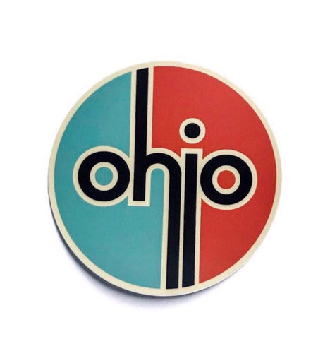 Retro Ohio Sticker