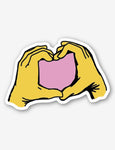 Ohio Love Hands Sticker
