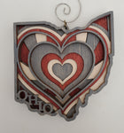 At The Heart of It All 3 D Multilayer Wood Ornament