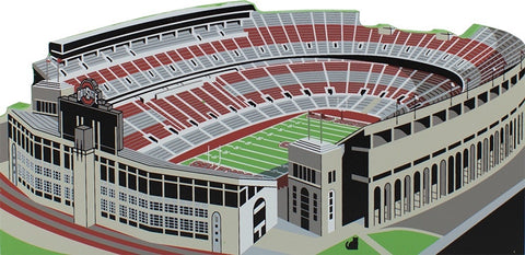 Ohio Stadium Wood Shelf Sitter - Celebrate Local, Shop The Best of Ohio