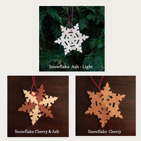 Snowflake Wood Ornament - Celebrate Local, Shop The Best of Ohio