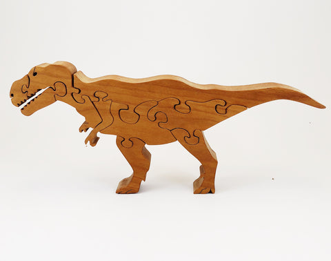 T-Rex Dinosaur Wood Puzzle - Celebrate Local, Shop The Best of Ohio