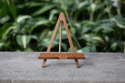 Wood Crafted Easel Smartphone/Tablet Holder - Cherry or Walnut - Celebrate Local, Shop The Best of Ohio