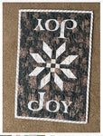 JOY Snowflake  Table Topper 24x16