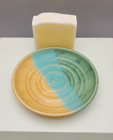 Earthtone Hand Thrown Ceramic Soap Dish