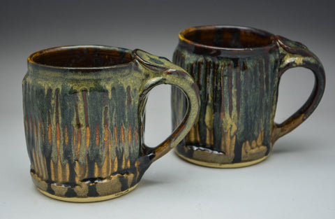 Faceted Waterfall Hand Thrown Ceramic Mug - Celebrate Local, Shop The Best of Ohio