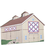 Irish Chain Quilt Barn Wood Shelf Sitter - Celebrate Local, Shop The Best of Ohio
