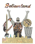 Believeland LeBron James Vintage Notecard Set - Celebrate Local, Shop The Best of Ohio
