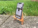 Wood Crafted Easel Smartphone/Tablet Holder - Cherry or Walnut - Celebrate Local, Shop The Best of Ohio