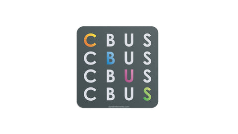 CBUS Diagonal Sticker 3 x 3