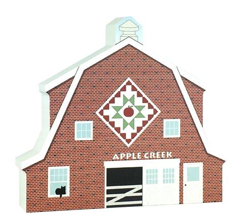 Apple Creek Quilt Barn Wood Shelf Sitter - Celebrate Local, Shop The Best of Ohio