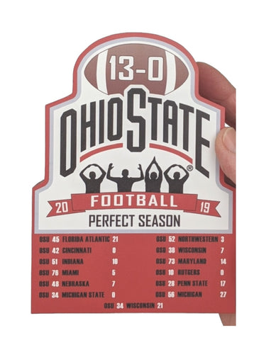 OSU 2019 Perfect Season Wood Shelf Sitter