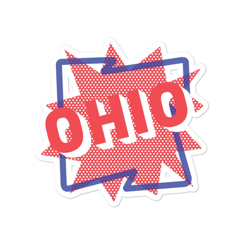 Ohio Bang Vintage Comic Book Sticker