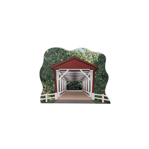 Everett Covered Bridge Cuyahoga Valley National  Park Wood Shelf Sitter