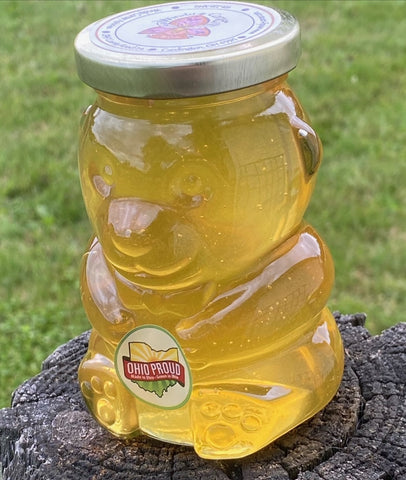 Ohio Honey Bear Glass Jar 12 oz.