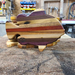 Fish Shaped Wood Cutting Board