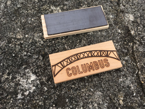 Ohio Theme Wood Laser Cut Magnet - Many Styles - Celebrate Local, Shop The Best of Ohio