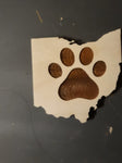 Paw Print Coaster - Celebrate Local, Shop The Best of Ohio