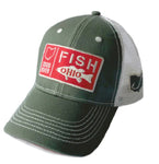 Ohio License Fish Patch Hat